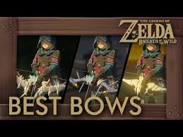 The Legend Of Zelda Breath Of The Wild Bows Zelda Breath Of The Wild Best Bows By Damage Durability Youtube Breath Of The Wild Zelda Breath Best Bow