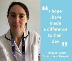 I love being an Occupational Therapist because in palliative care, each day  is different. I get to meet inspirational individuals and try to enable  them and their families to adapt to ongoing