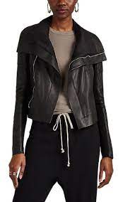 We Adore The Sisy Leather Biker Jacket From Rick Owens At Barneys New York Leather Jacket Shopping Leather Jackets Women Jackets