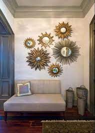 Using Sunburst Mirrors In Your Home Decor Paperblog Wall Decor Living Room Interior Design Living Room Decor