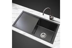 Bathroom sinks └ bathroom sinks & vanities └ bath └ home & garden all categories food & drinks antiques art baby books, magazines business cameras cars, bikes, boats clothing, shoes. Cefito Kitchen Stainless Steel Sink Black 750 X 450mm Matt Blatt
