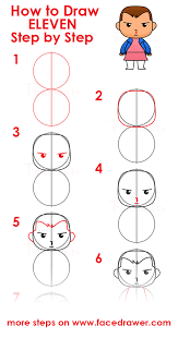 Learn How To Do Draw Eleven Jane Step By Step Go To Our Page To The 11 Easy Steps Easy Drawings Drawing Tutorial Easy Stranger Things Sticker