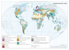 Diciembre 2019 Mapa De Degradacion Del Suelo 1991 Mundo Mapas Ilustraciones Geografia E Historia