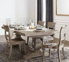 This beautiful table is made of solid wood. Banks Extending Dining Table Pottery Barn