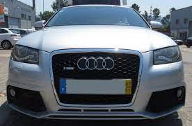 Front Bumper Audi A3 8p Rs3 Look Fog Lights Fr Bodystyling Audi Audi A3 Luxury Cars Audi