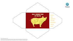 Although the red envelope was popularised by chinese traditions, other cultures also share. Chinese New Year Pig Red Envelope Templates At Allbusinesstemplates Com