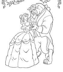 Belle And The Beast Dancing In The Garden Coloring Page Download Print Online Coloring Pages Fo Belle Coloring Pages Dance Coloring Pages Disney Embroidery