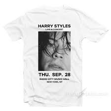 harry styles live in concert radio city music hall new york merchandise t shirt