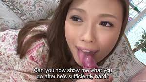Its.PORN - Uncensored Japanese Ayumu Sena blowjob interview Subtitled