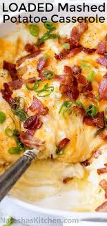 Loaded Mashed Potato Casserole Is The Perfect Side Dish These Irresistibly Creamy Baked Mashe Potatoe Casserole Recipes Loaded Mashed Potato Casserole Recipes