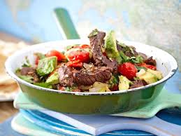 Steak Pfanne Mit Avocado Rezept Lecker Rezept Rindersteak Rezept Rezepte Steakpfanne