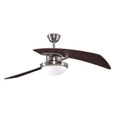 Two Blade Fan Beautiful Modern Design Super Sleek We Just Installed One It S Amazing How Much Ceiling Fan With Light Brushed Nickel Ceiling Fan Fan Light