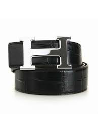 Hermes Black Crocodile H Buckle Belt Black Hermes Belt