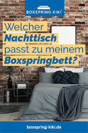 Nachttisch Fur Boxspringbetten Tipps Zum Kauf Boxspringbett Bett Nachttisch Boxspringbett