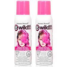 The vibrant color can be added all over or used to create colorful streaks for a playful look. Amazon Com Jerome Russell B Wild Temporal Color De Pelo Spray 3 5oz Juego De 2 Beauty