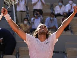 Advertising thiem and zverev battled for the us open title last september, but are still searching for consistency across the. Tsitsipas Overcomes Zverev Fightback To Reach French Open Final Tennis Gulf News