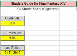 There are plenty of ways to level up in final fantasy xiv, but new players should focus on the main scenario quests, something we touch on a bit in our. Shade S Guide For Ffxiv Updated Ffxiv