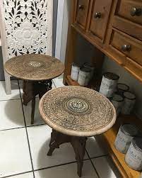 Furniture Fixation Sold Large Carved Boho Side Table Plant Stands Made In India Large Carved Boho Sidetable Plantstand Furniture Furniturefixation Homewares Decor Sanremo Coastal Centralcoast Handmade Facebook