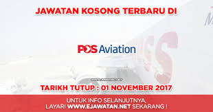 Admal aviation college is a private malaysian institution dedicated to educating and training prospective students in the field of aviation maintenance engineering. Pos Aviation Sdn Bhd 01 November 2017 Jawatan Kosong 2020