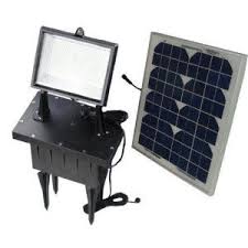 Maintenance Lighting Using A Solar Sign Light Commercial Solar Lights Reviews Solar Flood Lights Solar Powered Flood Lights Flood Lights