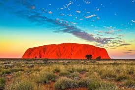 It stands at a massive 348 meters tall and. The Red Centre Ayers Rock The Northern Territory Australia