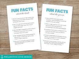 Fun Facts About The Bride And Groom Template Microsoft Word Etsy Wedding Games Wedding Speech New Wedding Games