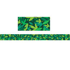 Print this digital border to make a fall invitation, card or flyer. Teacher Created Resources Ranger Rick Forest Leaves Straight Bulletin Board Border Tcr3566 Supplyme