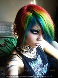 Rainbow Emo Scene Hair Scene Hair Punk Hair