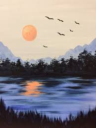 37 Easy Canvas Painting Ideas You Can Diy Page 16 Of 37 Pittura Su Tela Dipinti Artistici Paesaggi