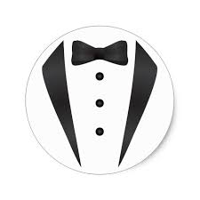 Tuxedo Wedding Gifts And Props For Groom Classic Round Sticker Zazzle Com Fathers Day Crafts Round Stickers Wedding Gifts