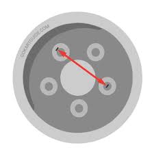 Basically your ruler goes across the center of the wheel. How To Measure Go Kart Wheel Bolt Patterns Gokartguide
