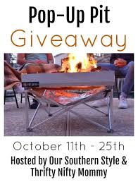 Fire pits with hot grates, decorative cutouts, portable designs… even one that looks like a big log. Enjoy A Campfire Anywhere Anytime With The Pop Up Pit Thrifty Nifty Mommy
