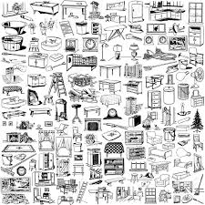 Todas las noticias que hemos publicado sobre cosas de casa > página 1. La Coleccion De La Siluetas De Casa Cosas Ilustraciones Vectoriales Clip Art Vectorizado Libre De Derechos Image 7962684