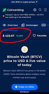 1.00 bitcoin is 56,204 dollars right now. Bitcoin Vault Investment With Mining City Posts Facebook