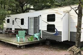 With a motorhome, you want to measure both the level left to right and front to back at once. Permanent Rv Setup Setting Up A Travel Trailer Permanently