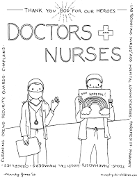 > thank you coloring page. Coloring Page Healthcare Workers Are Heroes Doctors And Nurses Ministry To Children