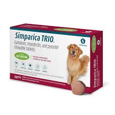 Drontal® plus (praziquantel, pyrantel pamoate/febantel) treats infections caused by many intestinal parasites in dogs and puppies 3 weeks or older. Simparica Trio Sarolaner Moxidectin Pyrantel Chewable Tablets For Dogs 44 1 88 Lbs 6 Chewables Pet Supplies Delivered
