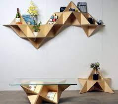 Etagere murale 18 vintage en bois de sapin rustic. L Etagere Murale Design 82 Idees Originales Archzine Fr Mobilier De Salon Deco Etagere Murale Design