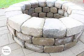 Paver kits are more expensive than buying everything individually, and base materials are not included. How To Build A Fire Pit On A Paver Patio Everyday Shortcuts