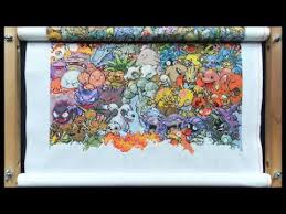 Cross stitch pattern of dusclops from pokemon. Cross Stitch Pokemon First Generation Youtube