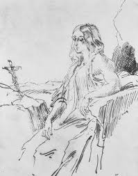George Sand Depicted As Mary Magdalene By Artist Louis Boulanger George Sand Mary Magdalene Sand
