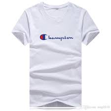 2019 Summer New Champion T Shirt Menswear Womenswear Universal T Shirt Trend Print New Short Sleeved T Shirt Hot Sale