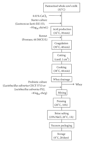 Flowchart Of The Cheese Making Process Download