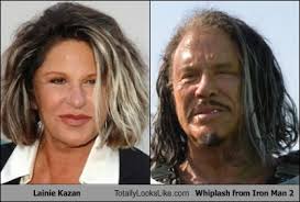 Interview with mickey rourke, who plays ivan vanko in iron man 2. Lainie Kazan Totally Looks Like Whiplash Mickey Rourke From Iron Man 2 Totally Looks Like