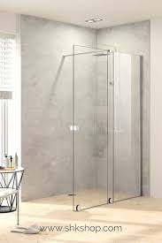 H Ppe Xtensa Pure Walk In Gleitt R 1teilig Mit Festem Segment Breite 100cm Anschlag Links Glastur Dusche Walk In Dusche Duschkabine