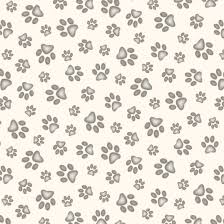 Cute cartoon cat, kitty, kitten, red cat. Cotton Fabric Animal Fabric Adorable Pets Paw Print Dog Paw Prints Cream 4my3boyz Fabric