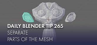 To merge multiple meshes together, we'll need the help of booleans. Daily Blender Tip 265 Separate Parts Of A Mesh Blendernation