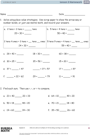 Module 4 lesson 27 onestep equations―multiplication and division.notebook 6 april 25, 2014 classwork example 1 solve 3z = 9 using tape diagrams and algebraically and then check your answer. Eureka Math Grade 2 Module 4 Student File A Contains Copy Ready Classwork And Homework As Well As Templates Including Cut Outs Pdf Free Download