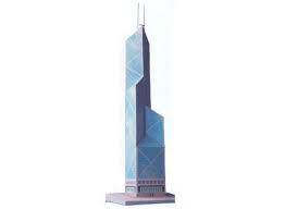 Bank Of China Tower Hong Kong Free Building Paper Model Download Paper Models Paper Paper Crafts