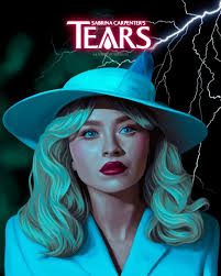 new one inspired by sabrina carpenter’s new music video!, -, -, -, -,  @sabrinacarpenter #sabrinacarpenter #tears #sabrinacarpenterart #art  #fanart #animation #digitalart #procreate